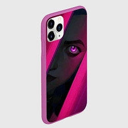 Чехол iPhone 11 Pro матовый Jinx Arcane League of Legends, цвет: 3D-фиолетовый — фото 2