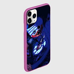 Чехол iPhone 11 Pro матовый POPPY PLAYTIME BLUE ПОППИ ПЛЕЙТАЙМ, цвет: 3D-фиолетовый — фото 2