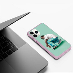 Чехол iPhone 11 Pro матовый Мятный АСАП, цвет: 3D-розовый — фото 2
