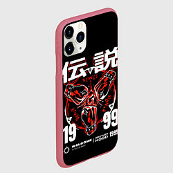 Чехол iPhone 11 Pro матовый BROTHERHOOD 1999 GACHIMUCHI, цвет: 3D-малиновый — фото 2