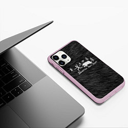 Чехол iPhone 11 Pro матовый Siberian fast food, цвет: 3D-розовый — фото 2