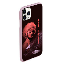 Чехол iPhone 11 Pro матовый The Eagle Хабиб, цвет: 3D-розовый — фото 2