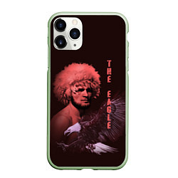 Чехол iPhone 11 Pro матовый The Eagle Хабиб, цвет: 3D-салатовый