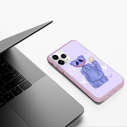 Чехол iPhone 11 Pro матовый МИЛАШКА ХАГГИ ВАГГИ - POPPY PLAYTIME, цвет: 3D-розовый — фото 2