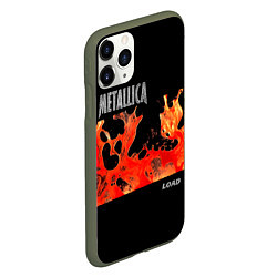 Чехол iPhone 11 Pro матовый Load - Metallica, цвет: 3D-темно-зеленый — фото 2