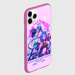 Чехол iPhone 11 Pro матовый Стадии Джинкс, цвет: 3D-фиолетовый — фото 2