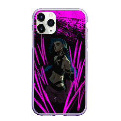 Чехол iPhone 11 Pro матовый Pink Jinx, цвет: 3D-светло-сиреневый