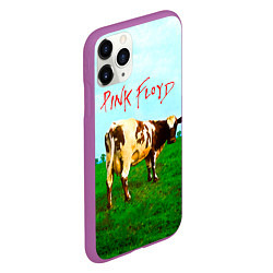 Чехол iPhone 11 Pro матовый Atom Heart Mother - Pink Floyd, цвет: 3D-фиолетовый — фото 2