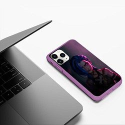 Чехол iPhone 11 Pro матовый Evil Jinx, цвет: 3D-фиолетовый — фото 2