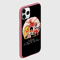 Чехол iPhone 11 Pro матовый A Day at the Races - Queen, цвет: 3D-малиновый — фото 2