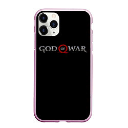 Чехол iPhone 11 Pro матовый GOD OF WAR LOGO, РУНЫ, цвет: 3D-розовый