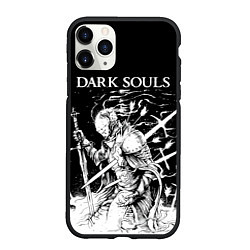 Чехол iPhone 11 Pro матовый Dark Souls, The Ashen One, цвет: 3D-черный