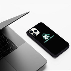 Чехол iPhone 11 Pro матовый Pandas mood, цвет: 3D-черный — фото 2