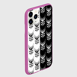 Чехол iPhone 11 Pro матовый GENSHIN IMPACT XIAO MASK ГЕНШИН ИМПАКТ СЯО МАСКА, цвет: 3D-фиолетовый — фото 2