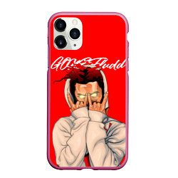 Чехол iPhone 11 Pro матовый Gone Fludd from Hell, цвет: 3D-малиновый