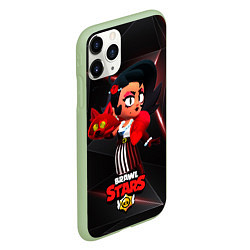 Чехол iPhone 11 Pro матовый LOLA BRAWL STARS redblack, цвет: 3D-салатовый — фото 2