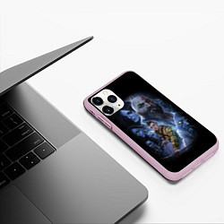 Чехол iPhone 11 Pro матовый GOD OF WAR РАГНАРЁК, цвет: 3D-розовый — фото 2