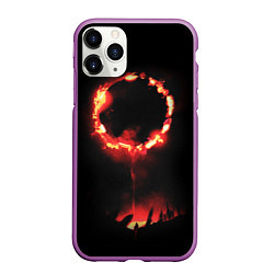 Чехол iPhone 11 Pro матовый DARK SOULS PRAISE THE SUN, цвет: 3D-фиолетовый