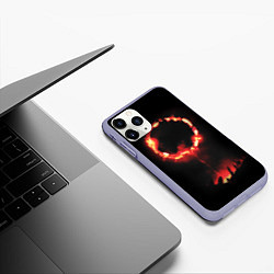 Чехол iPhone 11 Pro матовый DARK SOULS PRAISE THE SUN, цвет: 3D-светло-сиреневый — фото 2