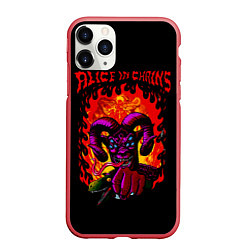 Чехол iPhone 11 Pro матовый Alice in chains Demon