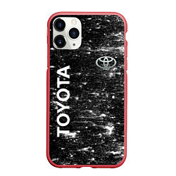Чехол iPhone 11 Pro матовый Toyota - Grang, цвет: 3D-красный