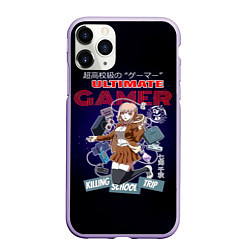 Чехол iPhone 11 Pro матовый Ultimate Gamer - Danganronpa, цвет: 3D-светло-сиреневый