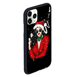 Чехол iPhone 11 Pro матовый Снегурка 2022, цвет: 3D-черный — фото 2