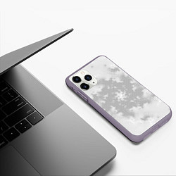 Чехол iPhone 11 Pro матовый Коллекция Journey Метель 388-1-1, цвет: 3D-серый — фото 2
