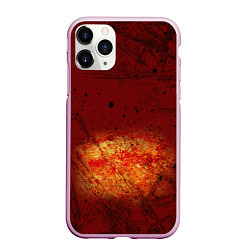 Чехол iPhone 11 Pro матовый Взрыв на Марсе, цвет: 3D-розовый