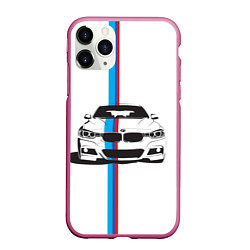 Чехол iPhone 11 Pro матовый BMW WILD BEAST, цвет: 3D-малиновый