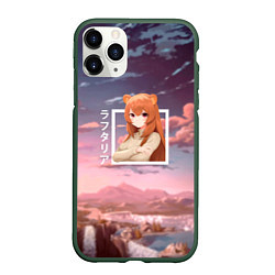 Чехол iPhone 11 Pro матовый Рафталия Raphtalia, Восхождение Героя Щита, цвет: 3D-темно-зеленый