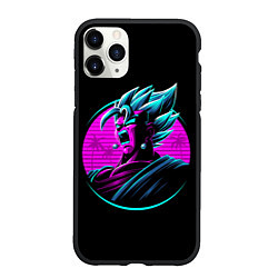 Чехол iPhone 11 Pro матовый Драконий жемчуг Зет Dragon Ball Z ретро стиль, цвет: 3D-черный
