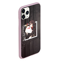 Чехол iPhone 11 Pro матовый Ху Тао Hu Tao, Genshin Impact Геншин импакт, цвет: 3D-розовый — фото 2