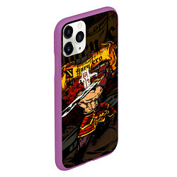 Чехол iPhone 11 Pro матовый DOTA 2 JUGGERNAUT ЮРНЕРО, цвет: 3D-фиолетовый — фото 2