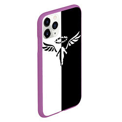 Чехол iPhone 11 Pro матовый WALHALLA TEAM BLACK WHITE STYLE TOKYO REVENGERS, цвет: 3D-фиолетовый — фото 2