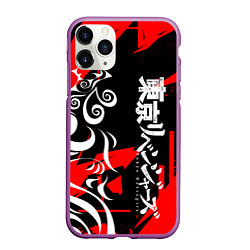 Чехол iPhone 11 Pro матовый TOKYO REVENGERS ТОСВА RED VER, цвет: 3D-фиолетовый