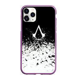 Чехол iPhone 11 Pro матовый Assassins creed ассасины, цвет: 3D-фиолетовый