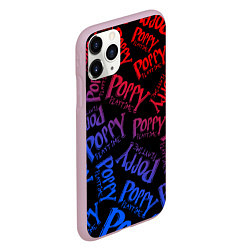 Чехол iPhone 11 Pro матовый POPPY PLAYTIME LOGO NEON, ХАГИ ВАГИ, цвет: 3D-розовый — фото 2
