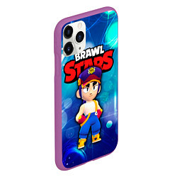 Чехол iPhone 11 Pro матовый Fang Фэнг Brawl Stars, цвет: 3D-фиолетовый — фото 2