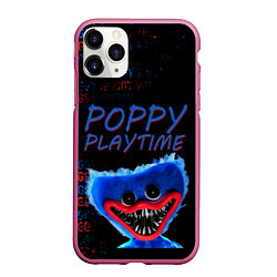 Чехол iPhone 11 Pro матовый Хагги ВАГГИ Poppy Playtime, цвет: 3D-малиновый