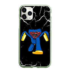 Чехол iPhone 11 Pro матовый Monster HUGGY WUGGY, цвет: 3D-салатовый