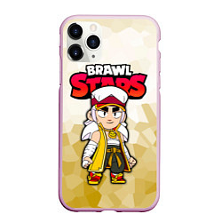 Чехол iPhone 11 Pro матовый Furious Fang Неистовый Фэнг Brawl Stars, цвет: 3D-розовый