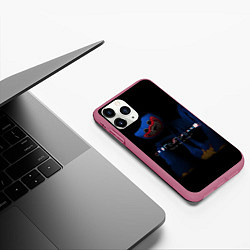 Чехол iPhone 11 Pro матовый POPPY PLAYTIME ИГРА ПОППИ ПЛЭЙ ТАЙМ, цвет: 3D-малиновый — фото 2