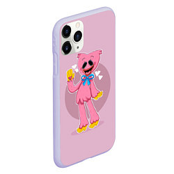 Чехол iPhone 11 Pro матовый KISSY MISSY POPPY PLAYTIME ПОППИ ПЛЕЙТАЙМ КИССИ МИ, цвет: 3D-светло-сиреневый — фото 2