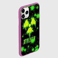 Чехол iPhone 11 Pro матовый НОВОГОДНИЙ СТАЛКЕР НОВЫЙ ГОД В STALKER 2022, цвет: 3D-фиолетовый — фото 2