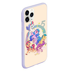 Чехол iPhone 11 Pro матовый G5 My Little Pony, цвет: 3D-светло-сиреневый — фото 2