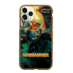 Чехол iPhone 11 Pro матовый Warhammer арт, цвет: 3D-коричневый