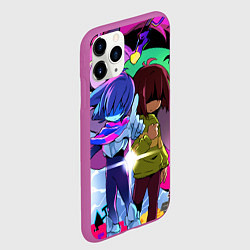 Чехол iPhone 11 Pro матовый Deltarune - Легенда о Руне Дельта, цвет: 3D-фиолетовый — фото 2