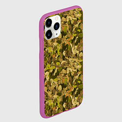 Чехол iPhone 11 Pro матовый Белки в дубовом лесу, цвет: 3D-фиолетовый — фото 2