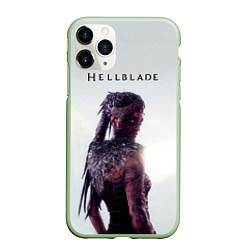 Чехол iPhone 11 Pro матовый Hellblade Сенуа, цвет: 3D-салатовый